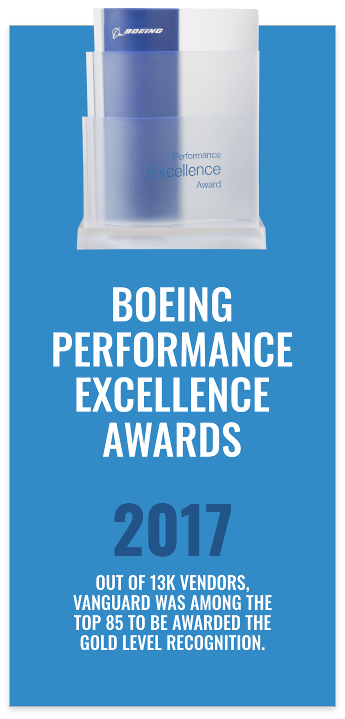 Boeing Performance Excellence Award 2017